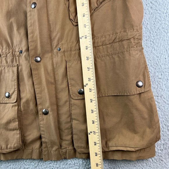 J. Crew Sporting Goods Small Stonehall Jacket Dual Zipper Snap Field Coat Utilit - Picture 7 of 10